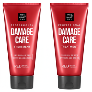Paquete de 2 Tratamientos de Proteína de Queratina Roja Mise-en-scène para Cabello Dañado, Crema Concentrada de 330 ml, con Descuento - Product Image 1