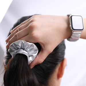 <span class=keywords><strong>Bracelet</strong></span> élastique chouchou <span class=keywords><strong>tressé</strong></span> à dégagement rapide pour <span class=keywords><strong>Apple</strong></span> <span class=keywords><strong>Watch</strong></span> Ultra Strap personnalisé bricolage été bracelets de montre intelligents - Product Image 6