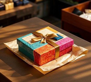 Tùy chỉnh cao cấp Giấy hộp quà tặng với trang trí công phu chỉnh trang Bow Ribbon cho gửi thông minh sản phẩm điện tử in nổi - Product Image 5