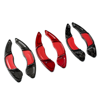 Extension de volant avec palettes de changement de vitesse en fibre de carbone pour Volkswagen Golf7 MK7 Scirocco Polo GTI T-carbon Accessoires intérieurs