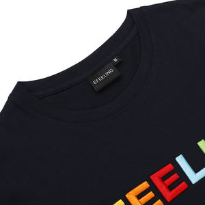 T-shirt pour homme fabriqué en Chine, style streetwear, écologique, 100% coton, personnalisable, respirant, manches courtes - Product Image 3