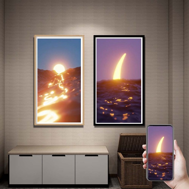 Smart Nft Digital Photo Frame Signage Picture Hd Lcd Screen Advertising Display for Art