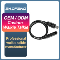 Cable de Programación Tipo Aguja Personalizado, Resistente al Agua, para Baofeng UV-9R, 9R Plus, 9R Pro, A58 OEM