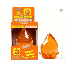 Jouets sensoriels anti-stress en forme de goutte d'eau, cube agréable à presser avec paillettes, super solides, pour enfants et adultes - Product Image 4