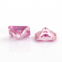 Pierres de moissanite en vrac en gros 1ct 2ct 3ct VS VVS D rose taille radiante diamant moissanite pierre en vrac
