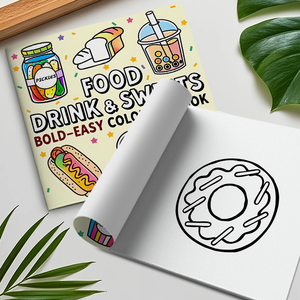 Cuốn sách tô màu cho trẻ em đơn giản giúp nuôi dưỡng nhận thức cho việc sử dụng đóng gói - Product Image 1