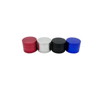 Broyeur de cigarettes aviation en aluminium à 3 couches de 31mm avec logo personnalisé Broyeur de tabac en métal Briquet Dent de zinc Accessoire pour fumer de qualité supérieure
