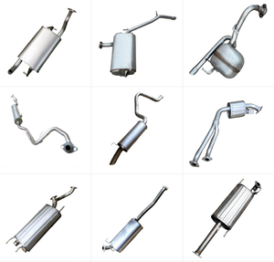 Accessoires de voiture, pièces automobiles en acier inoxydable en gros, silencieux d'échappement pour Toyota Corolla, silencieux arrière 2002-2018 - Product Image 4