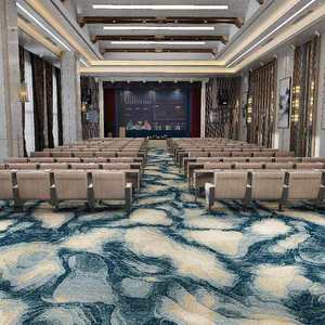 Tapis tissé Axminster anti-salissure, antidérapant, antibactérien, durable, fabriqué à la machine, confortable pour salle de conférence - Product Image 1