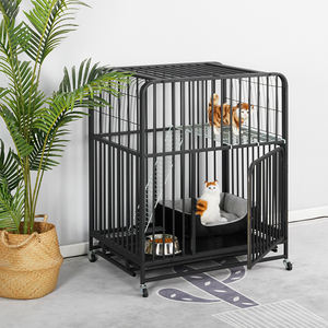 <span class=keywords><strong>Cage</strong></span> pour animaux de compagnie Youlite en métal robuste avec plateau en plastique pour petits chats, respirante, motif solide, emballée en boîte - Product Image 6