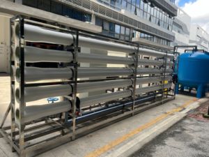 ระบบบำบัดน้ำกร่อย 20 ตัน/ชม. แบบติดตั้งบนแท่น  เครื่องกรองน้ำบาดาล ระบบ RO อุตสาหกรรมสำหรับน้ำเกลือ - Product Image 5
