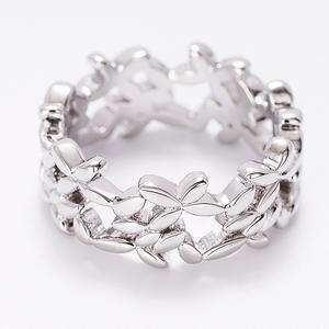 Anello in Argento H433 con Fiore, Stile Vintage, Unisex, per Uso Quotidiano, Gioielleria Raffinata - Product Image 6