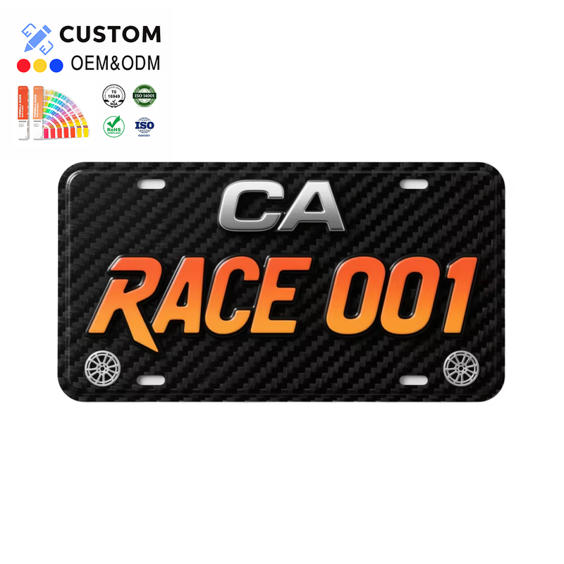 Customizable 3D Gradient Race Design Lightweight