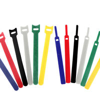 Attache-câble en nylon auto-agrippant réutilisable, organisateur de fils autobloquant, boucle auto-agrippante 10*250mm pour usage électrique