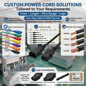 USA <strong>Power</strong> Cord to IEC C13 Nema Cord 5-15P AC <strong>Power</strong> Cords 125V 3 Pin Plug <strong>Cable</strong> Extension for <strong>Computer</strong> <strong>Power</strong> <strong>Cable</strong> - Product Image 6
