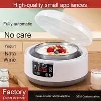Petite yaourtière en acier inoxydable entièrement automatique multifonctionnelle domestique à température constante Natto vin riz intelligente