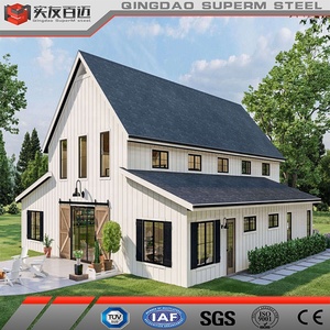 Conception libre de maison à ossature <span class=keywords><strong>métallique</strong></span> Fabrication de toit en acier Stockage d'atelier en métal Barndo House Poll Barn - Product Image 2