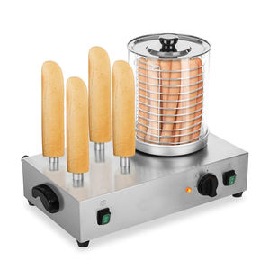 Nouvelle conception fiable de gril à saucisses, gril à hot-dogs commercial, gril à hot-dogs électrique avec <span class=keywords><strong>chauffe</strong></span>-pain - Product Image 1
