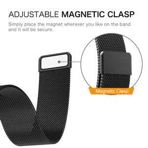 Correa Milanese Loop <span class=keywords><strong>para</strong></span> Amazfit Bip S Correa de acero inoxidable <span class=keywords><strong>para</strong></span> <span class=keywords><strong>Samsung</strong></span> Galaxy Watch 46mm <span class=keywords><strong>Gear</strong></span> S3 Bands 20mm 22MM 18mm 24mm 23mm - Product Image 4