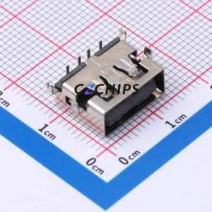 USB-ZD-134DIP USB Connector Through hole Component (THT) Connector ( Mounting Type: Sink Board ) - Product Image 1