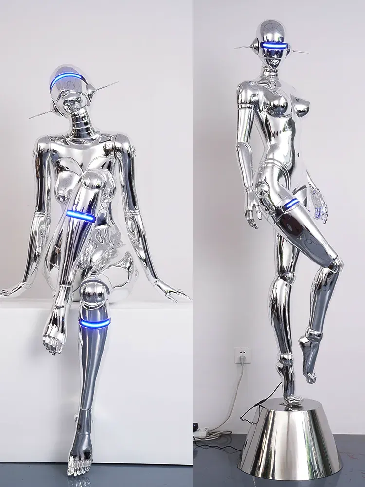 מלון סלון מודרני סלון קניות קניון המדע-פי-רובוט אלקטרוליזה קישוט פסלים