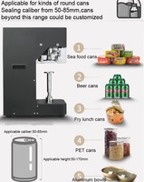 2023 plus récent Machine à sceller les canettes de soda scellant automatique avec porte-gobelet pour les affaires de thé à bulles