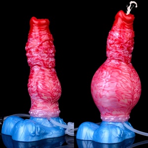NNSX <b>Inflatable</b> Anal Dildo with Suction Cup Silicone Penis Squirting and <b>Inflatable</b> Animal Dildo Anal Butt Plug Sex Toy - Product Image 6