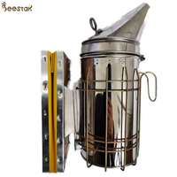 BEESTAR OEM/ODM herramientas de apicultura eléctricas manuales de alta calidad colmena de abejas estilo americano Acero inoxidable M fumador de abejas