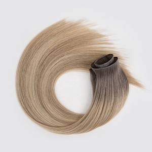 Paquete <span class=keywords><strong>de</strong></span> Cabello Virgen Ruso con Logotipo Personalizado Disponible, Se Puede Cortar, para Extensiones <span class=keywords><strong>de</strong></span> Cabello, Todos los Colores - Product Image 3
