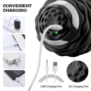 Terapia física de silicona suave de vibración masaje bola eléctrica lavable de la vibración de maní Bola de masaje pelota de <span class=keywords><strong>mas</strong></span> - Product Image 4