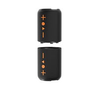 Speaker Stereo Bass Portabel 2-in-1 Tahan Air IPX6, Dapat Dilepas, RGB LED TWS Boom Box Plastik 2000-3000mAh