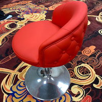 Nouvelle chaise de casino grise rouge de luxe moderne large pour Las Vegas Macao casino slot bar tabouret casino machine à sous chaises à vendre