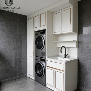 <span class=keywords><strong>Mobile</strong></span> da Balcone in Alluminio Effetto Vimini con Telaio in Metallo, Resistente all'Acqua, per <span class=keywords><strong>Bagno</strong></span> e Stile Resort Tropicale - Product Image 6