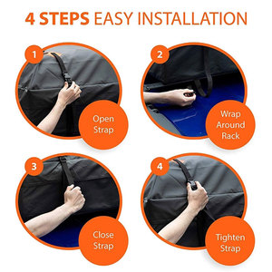 Donuts — transporteur de cargaison en PVC pour voitures, outil universel de ramassage pour camions, accessoires, sac de toit - Product Image 2