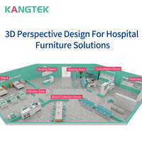 Moderne Krankenhaus-Wartezimmer-Sofa Medizinische Lounge-Couch Antibakterielles Leder Klinik-Sitzgelegenheiten