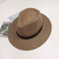 Sombrero Panamá Clásico Ajustable - Hecho a Mano en Ecuador, Sombreros de Sol para Mujer y Hombre, Sombrero de Paja para Hombre, Protección UV, Modelo J0157