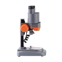 Microscopio Biológico Estéreo de Alta Definición WISE FOREST 40x, Kit de Microscopio Educativo STEM para Niños