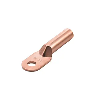 Copper Lug Connector Lugs Cable Connecting Dt-10 16 25 35 50 70 95 120 150 Tinned Copper Spade Terminal Lugs