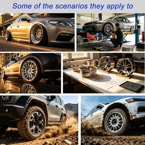 Jantes forgées de luxe de 22, 23 et 24 pouces pour Bentley Continental, Rolls Royce Ghost, Cullinan, jantes chromées personnalisées à fond profond - Product Image 2