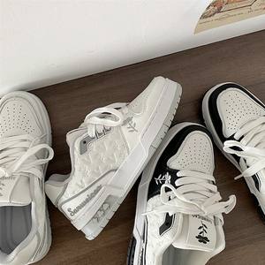 Chaussures basses en cuir blanc de <span class=keywords><strong>haute</strong></span> qualité pour hommes et femmes, style décontracté, toutes saisons - Product Image 4