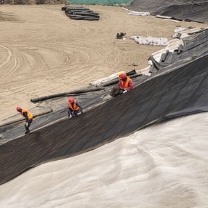 45ミル池ライナーロール25x25スタイル鉱山用プラスチック池ライナー - Product Image 5