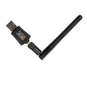 Dual Band 2.4/5ghz 600 Mbps Wireless Usb Wifi Network Adapter W/antenna 802.11ac Rtl8811cu Chip