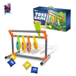 Juego de lanzamiento de TARGET al aire libre para niños al por mayor con anillo de juguete de playa de plástico y Bola de bolos con bolsa de arena - Product Image 3