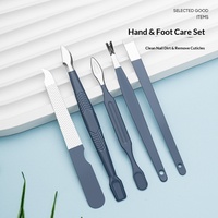 Juego de 12 Piezas de Cortaúñas de Acero Inoxidable, Kit Completo Multifuncional de Manicura y Pedicura, Herramientas para Limpiar los Oídos, Cortacutículas