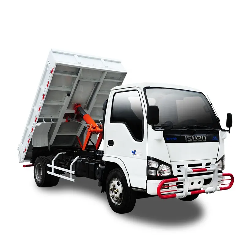 Camion commercial léger 6 roues 4 tonnes nouveau Isuzu 600P ELF camion à benne basculante