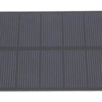 Mini panneau de chargeur solaire 6V avec lumières LED 2.5W 2.2W 2W 5.5V 5V 400mA PCB polycristallin bricolage jouets solaires de type N