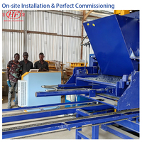 Machine de fabrication de blocs de béton à pression hydraulique QT6-15D pour briques creuses, pleines, en ciment, cendres volantes et scories 400x200x200mm 200x100x60mm
