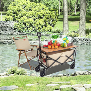 Carrito de Juguete Plegable Todoterreno Uni-Silent para Niños, Carrito Utilitario Plegable para Jardín, Patio, Camping, Playa, Modelo FW80B - Product Image 3