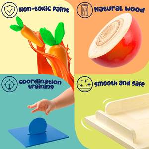 Dropshipping 4 en 1 juguetes educativos Montessori Waldorf objeto moneda tejido permanencia caja Desarrollo Educativo juguetes de madera - Product Image 5