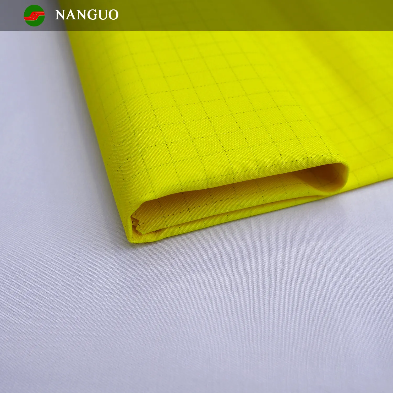 Nanguo Werksverkauf 20 × 16 120 × 60 235 gsm Polyester Baumwolle Twill antistatisches Band für Energieindustrie Arbeitskleidung Uniform